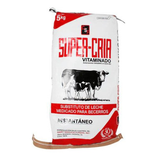 Super Cria Substituto De Leche Para Becerro 5 Kg Vitaminado Super Cria Substituto De Leche Para Becerro 5 Kg Vitaminado
