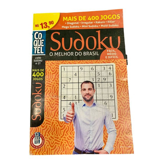 Livro Coquetel Sudoku - Nível Facil ,médio E Difícil (n°27) Livro Coquetel Sudoku - Nível Facil ,médio E Difícil (n°27)