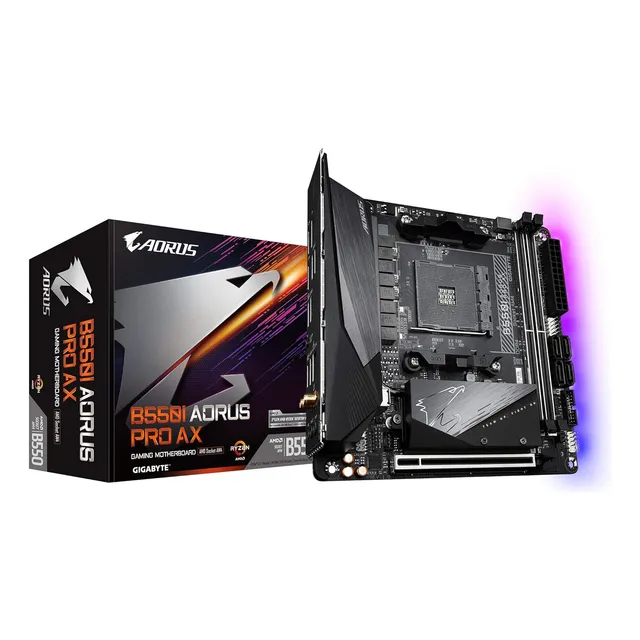 Placa Madre Gigabyte B550i Aorus Pro Ax , Mini Itx , Ddr4
