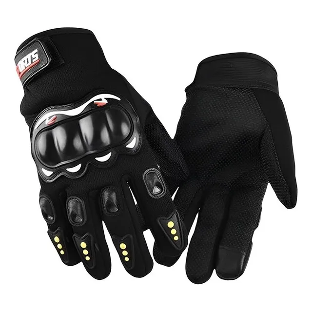 Guantes Para Moto Protección Dedo Completo Transpirable
