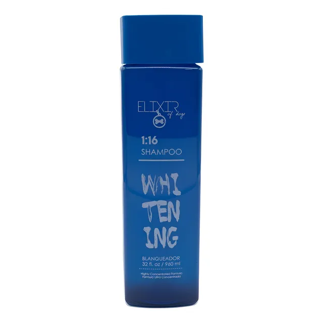 Shampo Elixir Whitening Perro Estética Canina Blanqueador