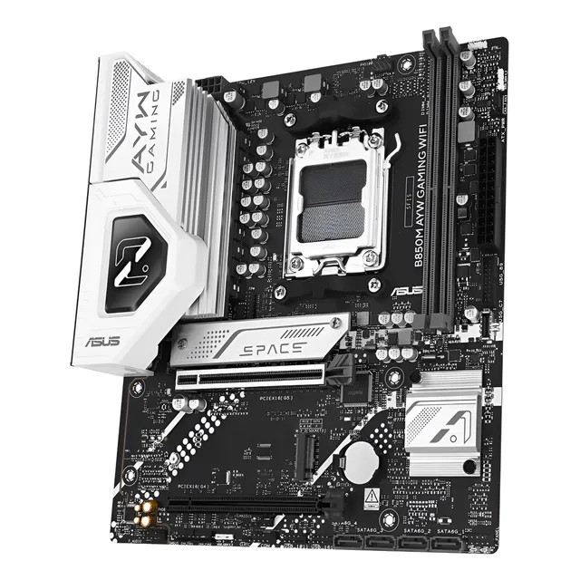 Placa Mãe Asus B850m Ayw Gaming Wi Fi Preto