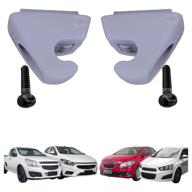 Kit 02 Presilha Suporte Quebra Sol Prisma 2014 2015 2016