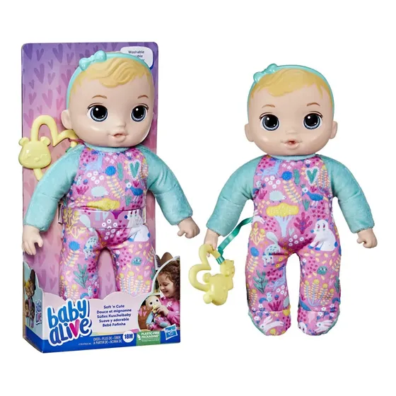 Hasbro Baby Alive Muñeca Pelo Rubio Y Linda 