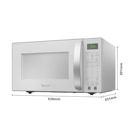 Micro-ondas 32l Com Menu Fácil Cms46ab Branco Consul 220v
