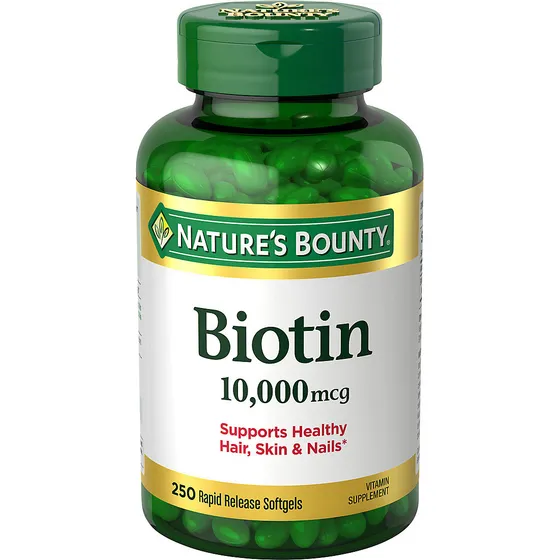 Nature Bounty Biotina 10000 Mcg 250 Cápsulas Blandas