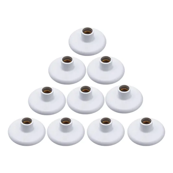 Kit 10 Luminárias Plafon Iluminação Geral Interno Externo