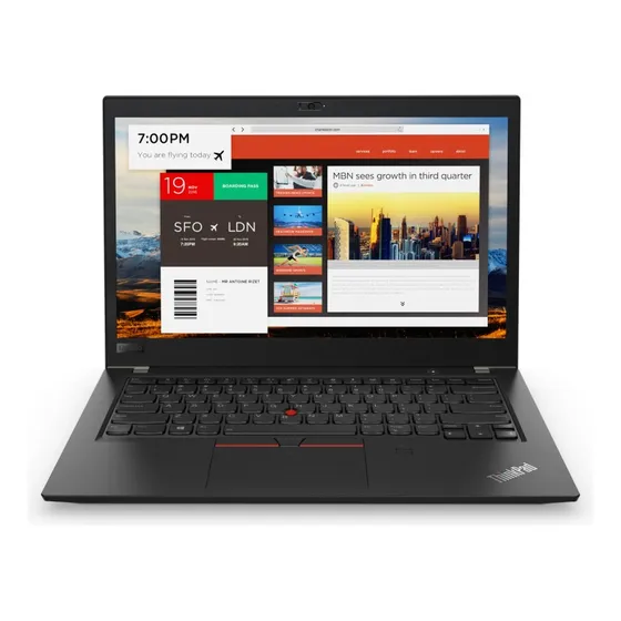 Laptop Lenovo Thinkpad T470s Core I5 8gb Ram + 256gb Sdd Color Negro