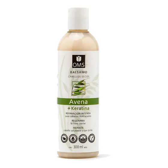 Oms Bálsamo Capilar Avena + Keratina 300ml Reparación