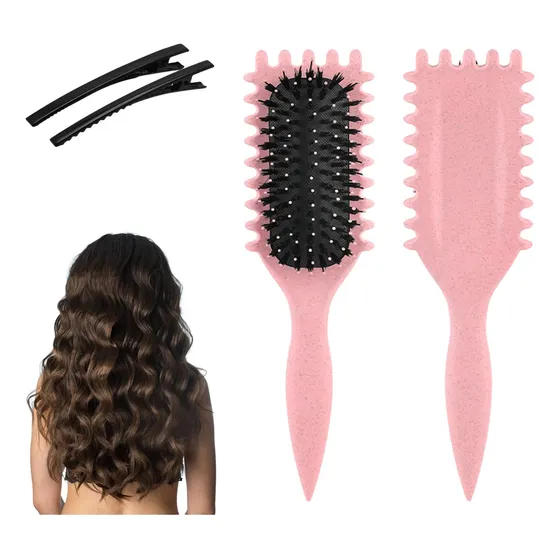 Escova De Definição De Cachos Bounce Curl, Para Cabelos