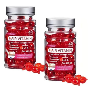 Vitaminas Nutrición Y Reparación Capilar 40 Cápsulas 2pcs Vitaminas Nutrición Y Reparación Capilar 40 Cápsulas 2pcs