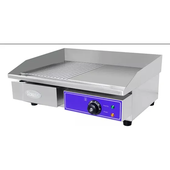Plancha Electrica Industrial Acero Inoxidable 220v Ro818-2 