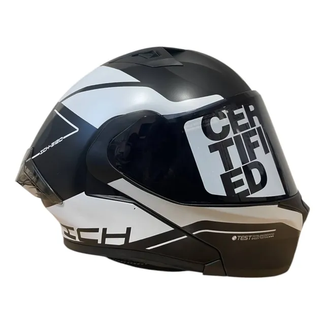 Casco Motos Modular Abatible Modelo Mixter Blanco Ich