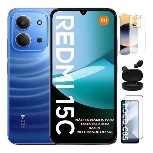 Celular Xiaomi Redmi 14c 256gb 16gb Ram Dual Sim Cor Preto