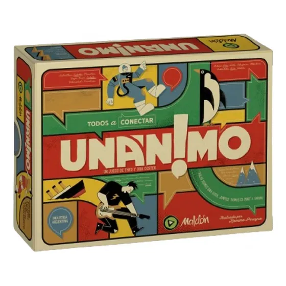 Juego De Mesa Para Juntadas Y Familia Unánimo De Maldón