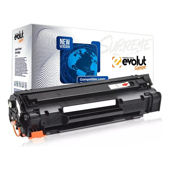 Toner Evolut Compatível Com 85a 36a 35a 78a Tinta Preto