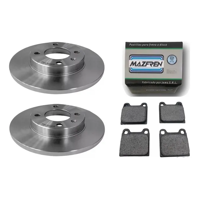 Kit Discos Y Pastillas De Freno Gacel Carat Senda Gol G1