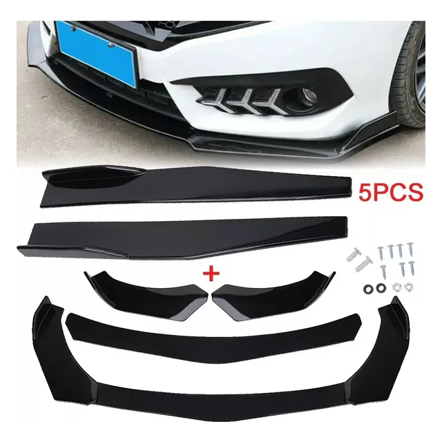 Front Lip Kit Completo Lip  Spoiler Racing Plástico