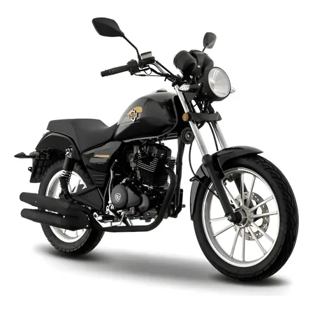 Motocicleta Chopper Italika Rc200 Gris Gris Oscuro
