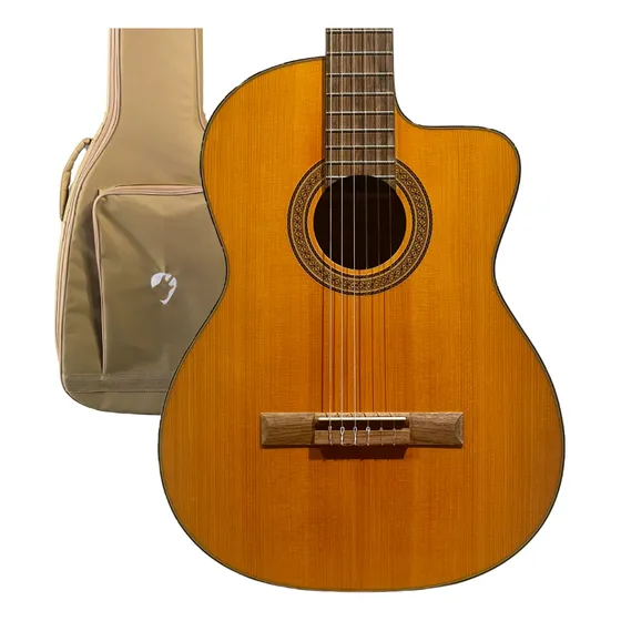 Violão Takamine Gc3 Elétrico C/ Bag Premium Bege - Regulado