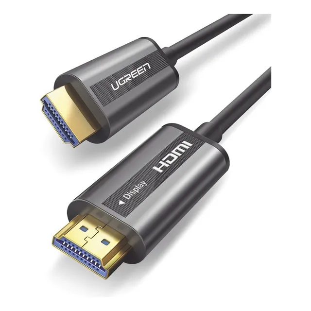 Cable Hdmi Por Fibra Optica 30mt Sin Perdida De Señal Ugreen