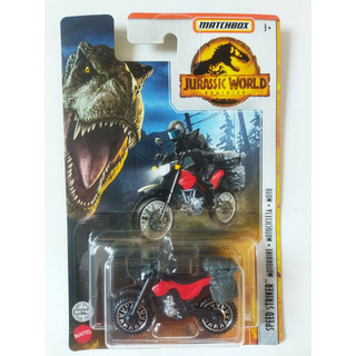 Matchbox Speed Striker Moto Jurassic World Dominion Rojo Mt3 Matchbox Speed Striker Moto Jurassic World Dominion Rojo Mt3