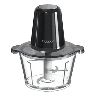 Gaabor Processador 300w 2l Vidro 4 Lâminas Mg-15m02a Cor Preto