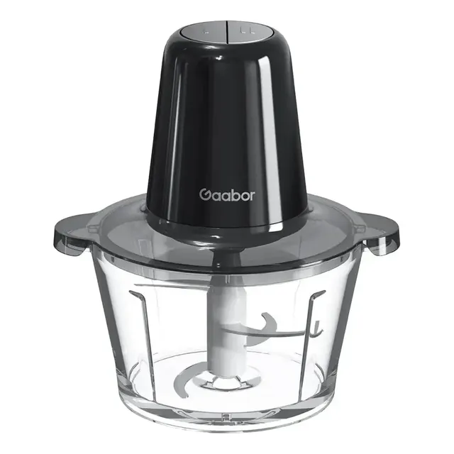 Gaabor Processador 300w 2l Vidro 4 Lâminas Mg-15m02a Cor Preto