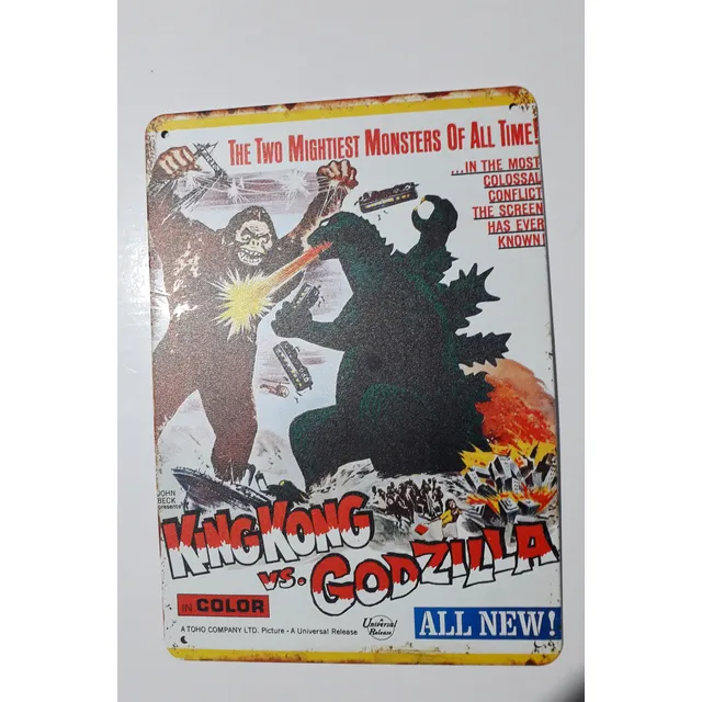 Película Godzilla Vs Kong (20cm X 14cm)