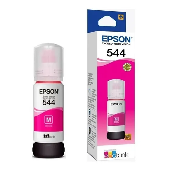 Botella De Tinta Epson T544 Magenta Original