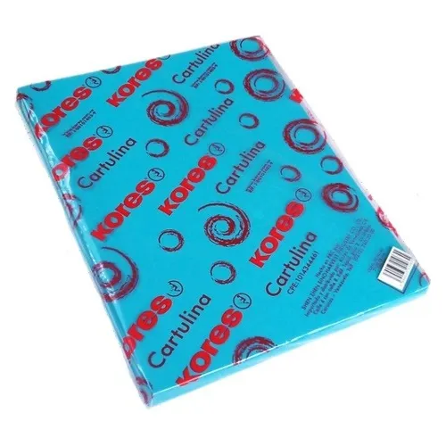 Cartulina Carta Por Color Kores X50
