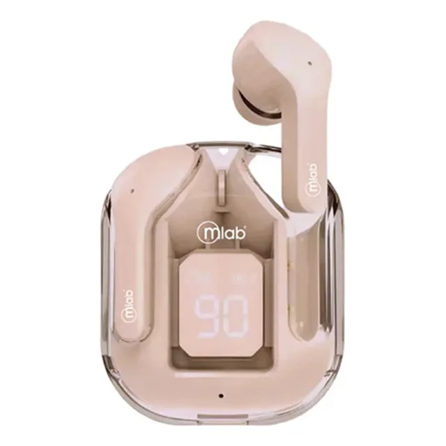 Audifonos In Ear Bluetooth Microlab Glass Crystal 9355 Rosa