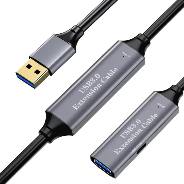 Cable Extensión Usb 3.0 5m Activo C/chip Macho Hembra 5gbps