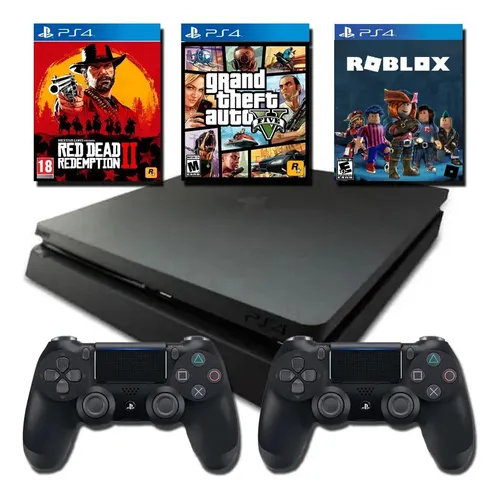 Sony PlayStation CUH-2215A 4 Slim 500gb Standard Cor Preto | Frete