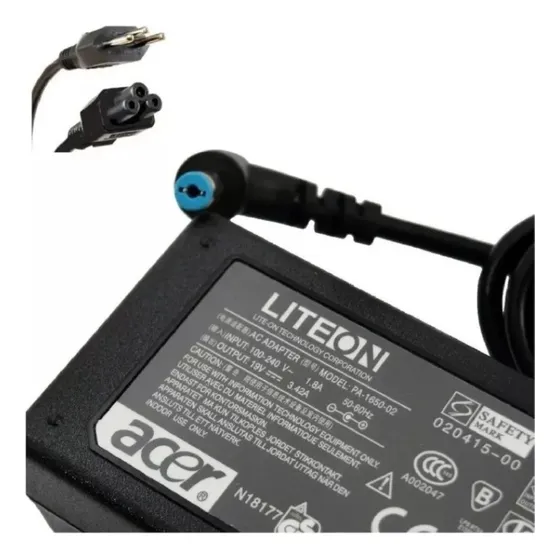 Fonte Carregador Notebook Acer 19v 3.42a 65w Envio Imediato