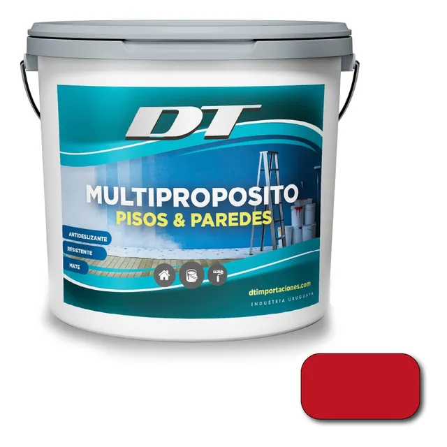 Pintura De Pisos Y Paredes Multipropósito 1 Lt. | 15 Colores