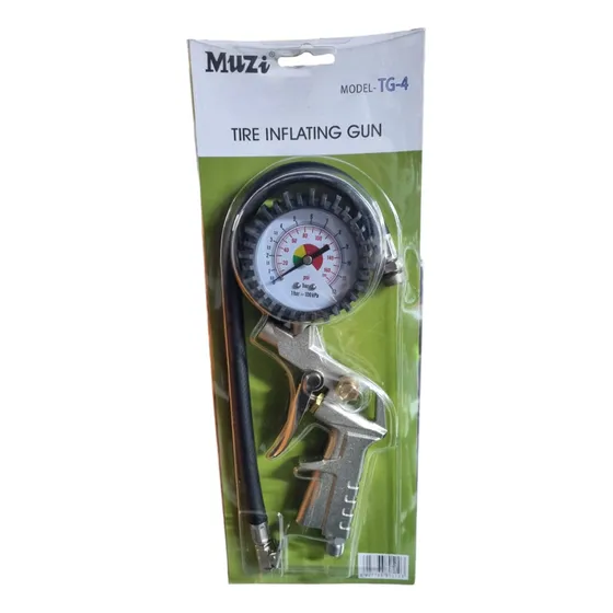 Inflador Con Manometro 1/4 Tg-4 Muzi
