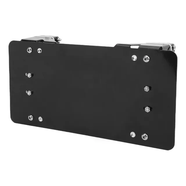 Soporte Para Ocultar Matrículas, Cabrestante De Acero Inoxid
