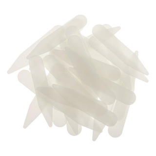 200 Piezas De Plástico Beige Cuello Soporte Insertos Camisas 200 Piezas De Plástico Beige Cuello Soporte Insertos Camisas