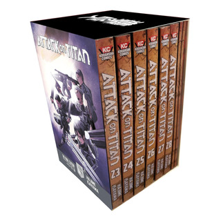 Livro: Conjunto De Caixas De Mangá Attack On Titan: A Temporada Final, Parte 1 Livro: Conjunto De Caixas De Mangá Attack On Titan: A Temporada Final, Parte 1