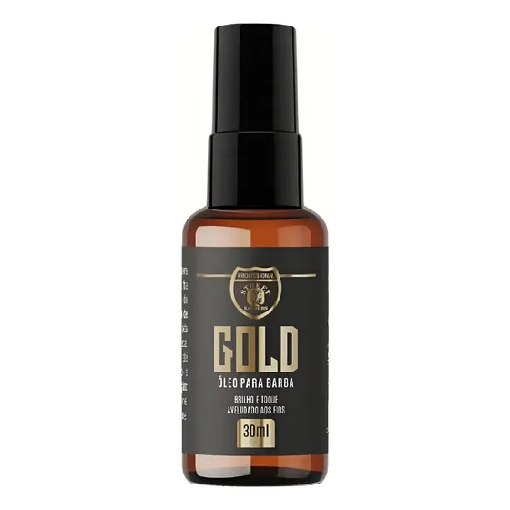 Óleo Para Barba Gold Premium Hidratação Street Barbers 30ml Aveludado
