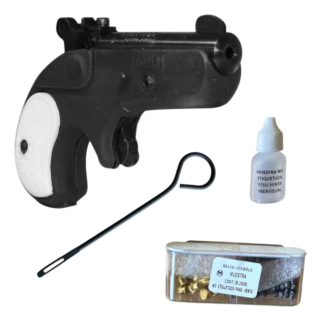 Pistola Deportiva Derringer Mendoza Salva Diabolo 4.5mm