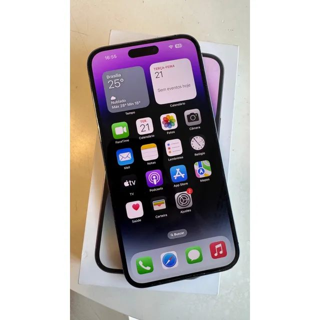 Apple iPhone 14 Pro Max 256 Gb  Roxo-profundo Impecável