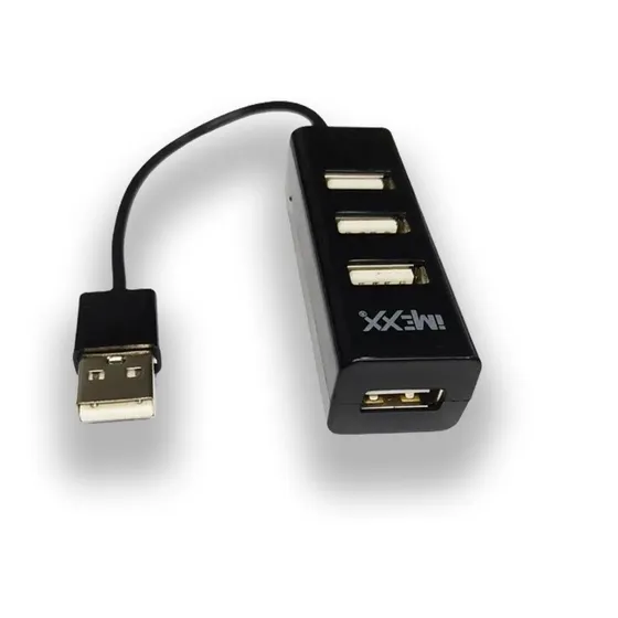 Hub Multiplicador De 4 Puertos Usb Portatil Multipuerto 1x4