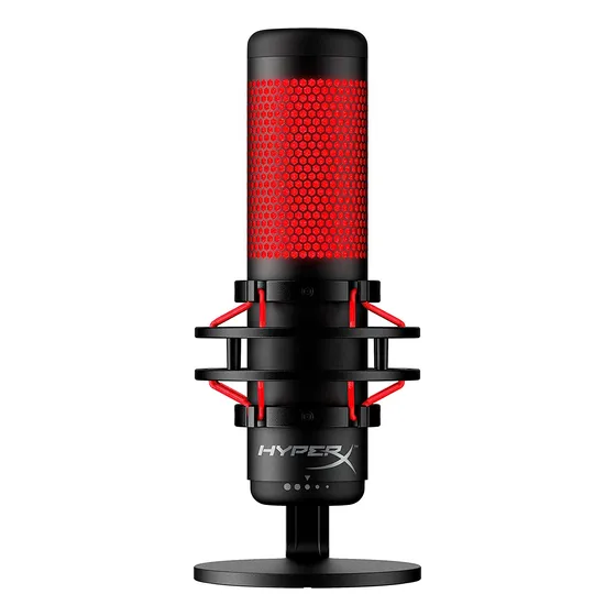 Microfone Condensador Hyperx, 4 Padrões Polares, Led, Ver...