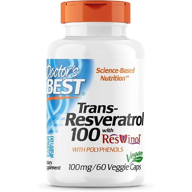 Trans-resveratrol 100 Mg Doctor's Best 60 Capsulas