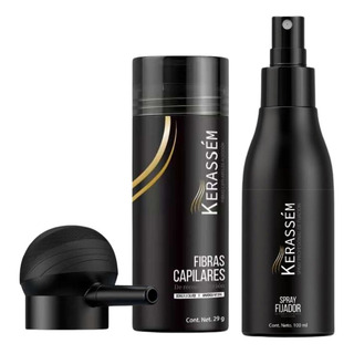 Kit Fibras Capilares Kerassém (fibras 29g + Bomba + Spray) Kit Fibras Capilares Kerassém (fibras 29g + Bomba + Spray)
