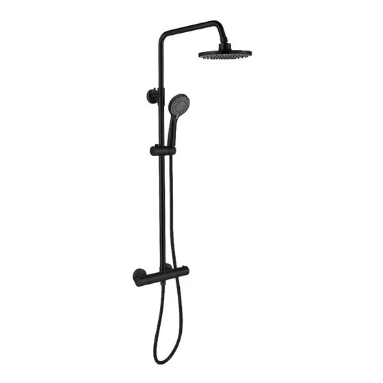 Nova Sistema Duchas Termostatic  Kube Noir  Nvgri9823 Negro