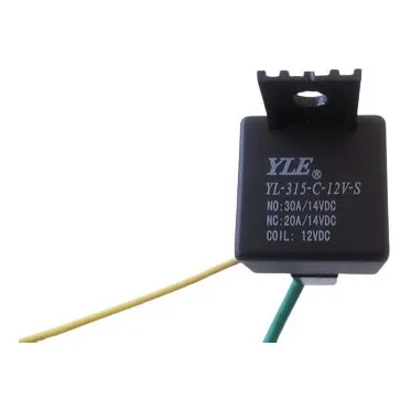 Relay Con Conector Corta Corriente Marca Yle De 12v 5 Patas 