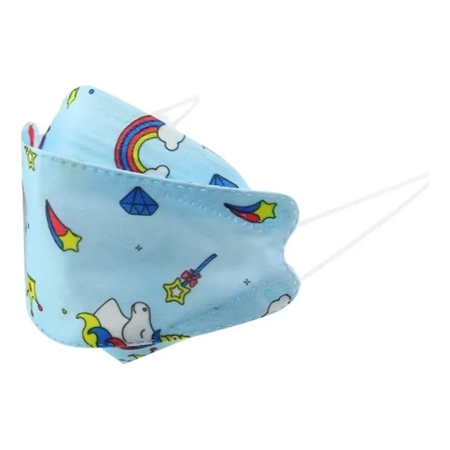200pcs Máscara De Seguridad Infantil Kf94 4 Capas